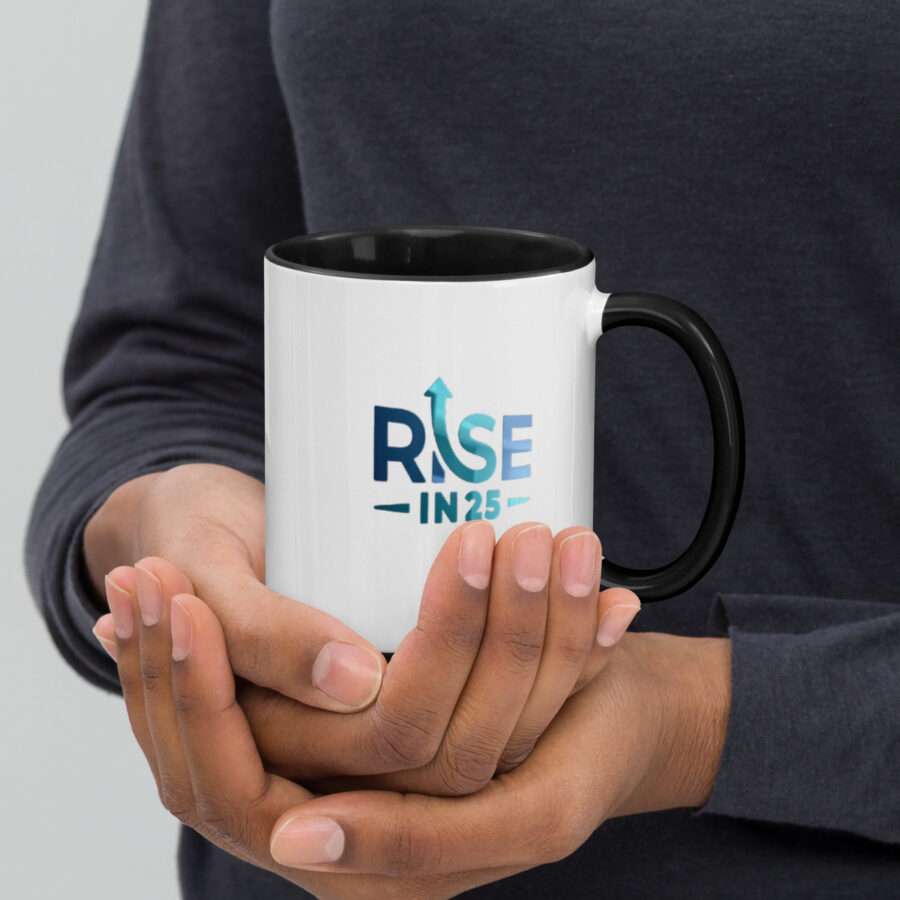 RISEIN25 Mug with Color Inside - Image 2