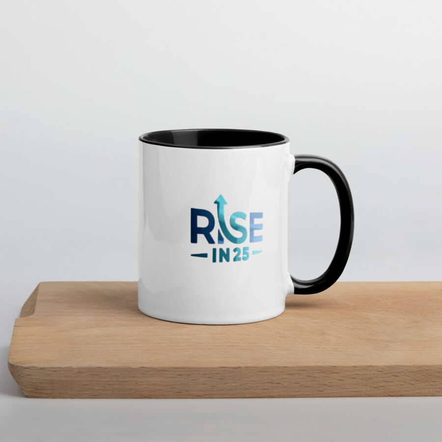 RISEIN25 Mug with Color Inside - Image 3