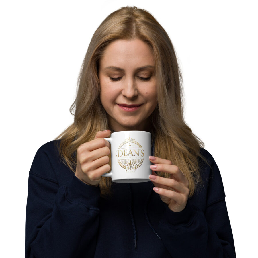 RISEIN25 White glossy mug - Image 2