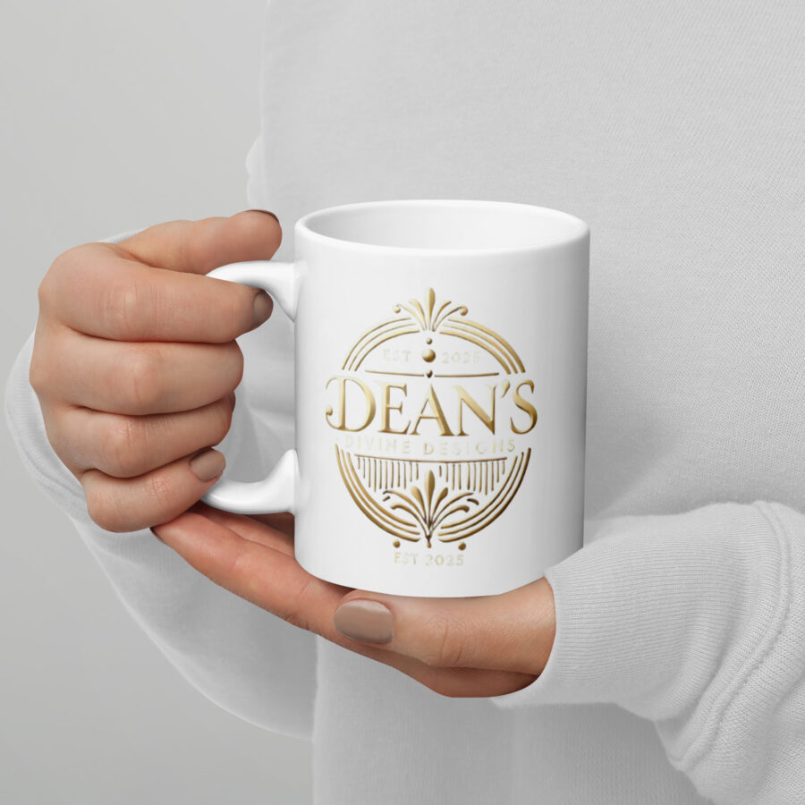 RISEIN25 White glossy mug - Image 2