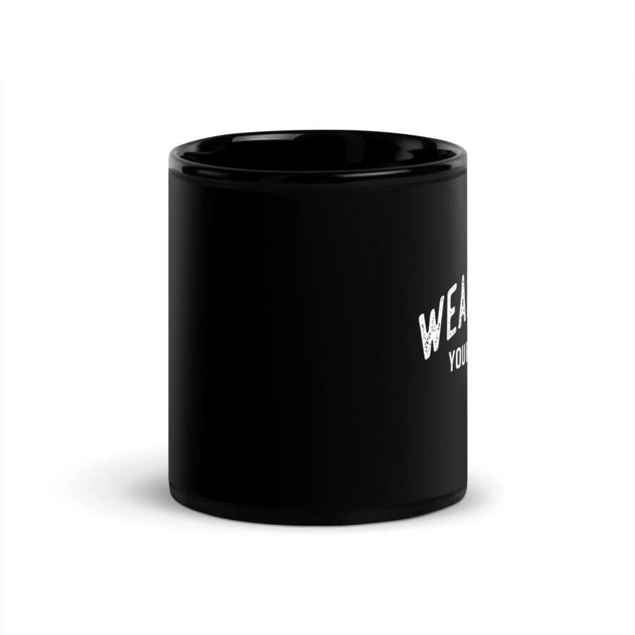 WEAPONIZE Black Glossy Mug - Image 3