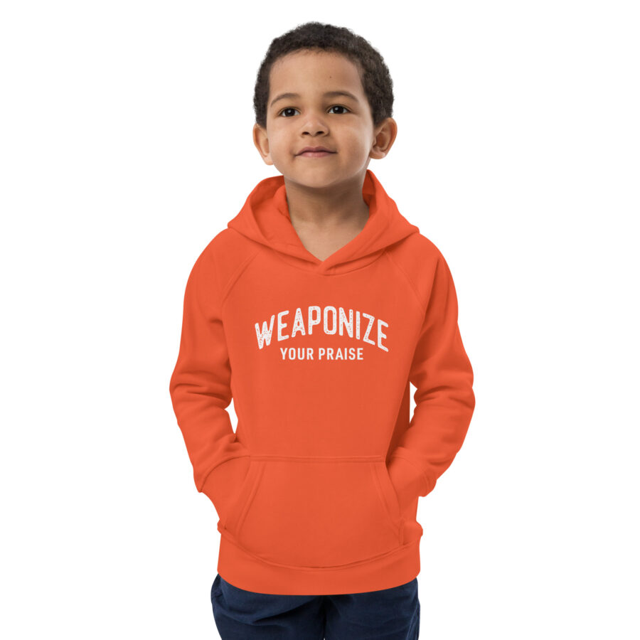 WEAPONIZE Kids eco hoodie - Image 6
