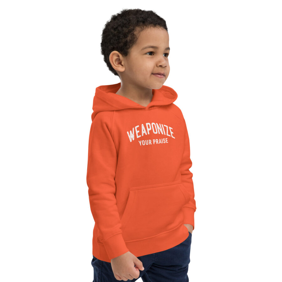 WEAPONIZE Kids eco hoodie - Image 4