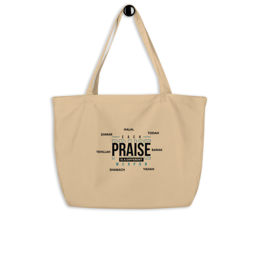 WEAPONIZE Large organic tote bag - Image 4