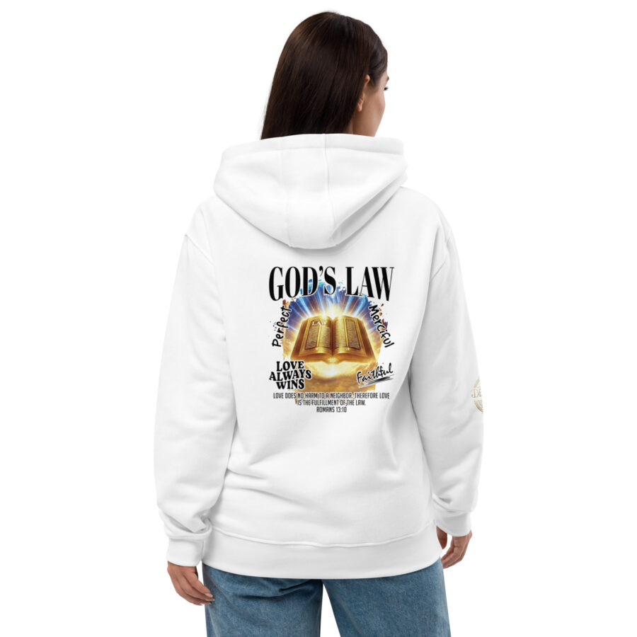 GOD'S LAW Premium eco hoodie - Image 5