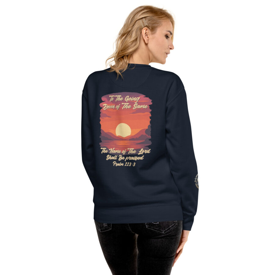 From The Rising Unisex Premium Sweatshirt - Image 4
