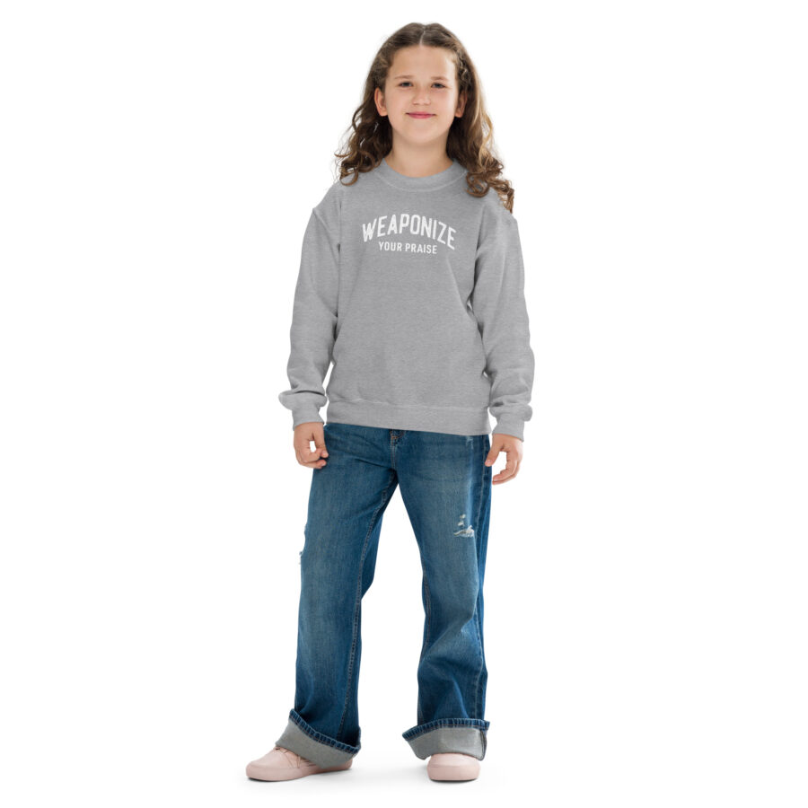 WEAPONIZE Youth crewneck sweatshirt - Image 4