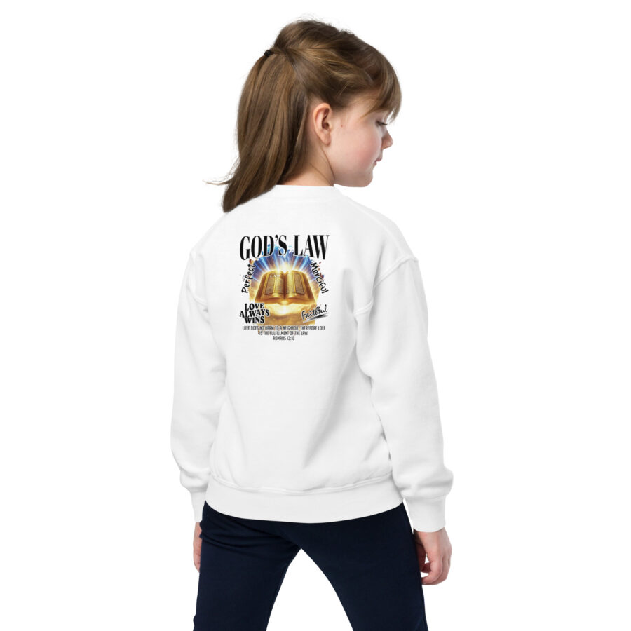 GOD'S LAW Youth crewneck sweatshirt - Image 2