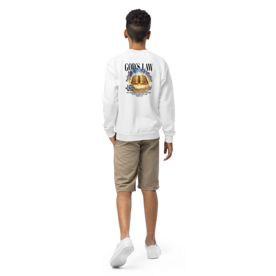 GOD'S LAW Youth crewneck sweatshirt - Image 4