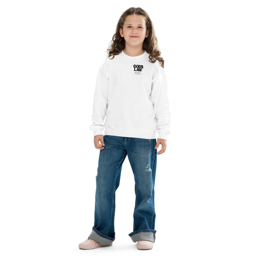 GOD'S LAW Youth crewneck sweatshirt